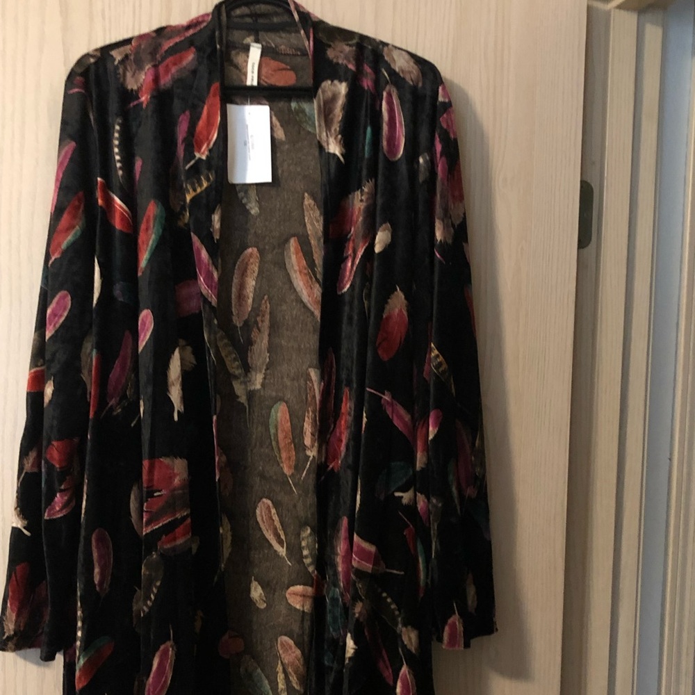 Black velvet duster!New (Sold)